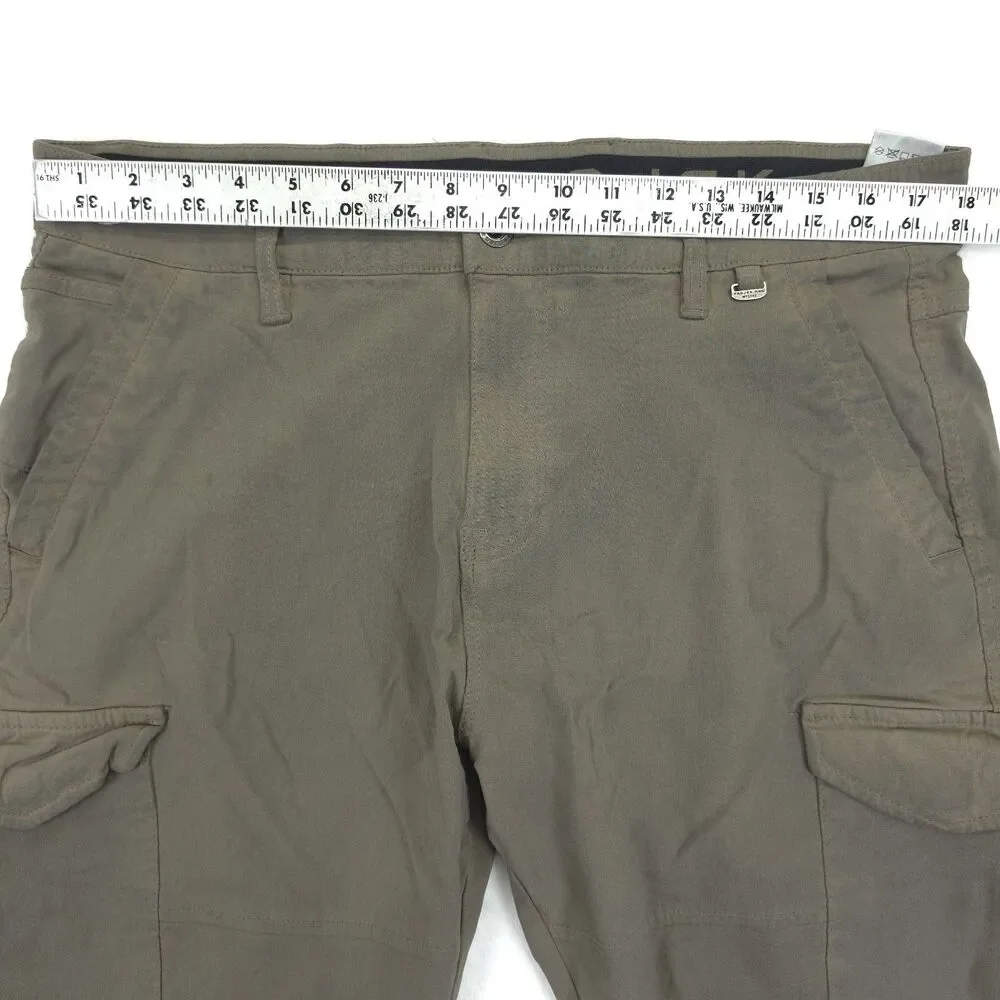 Projek Raw Bungee flex Cargo Pants Men Size 36x29 Classic Slim Fit Green